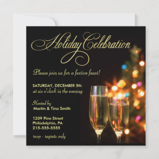 Christmas Party - Holiday Celebration Invitations
