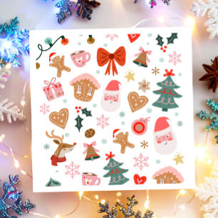 Christmas Party Holidays Baby Shower Birthday  Napkins