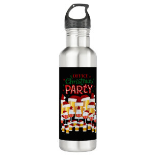 Christmas party in the office stainless steel water bottle