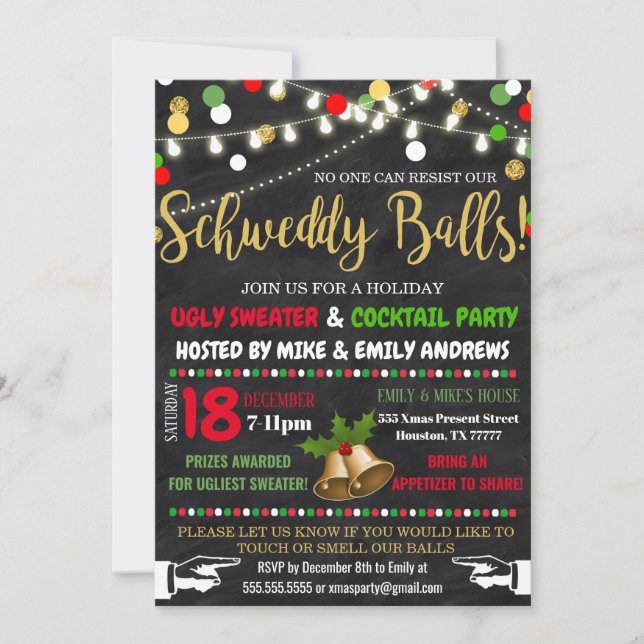 Christmas Party Invitation (Front)