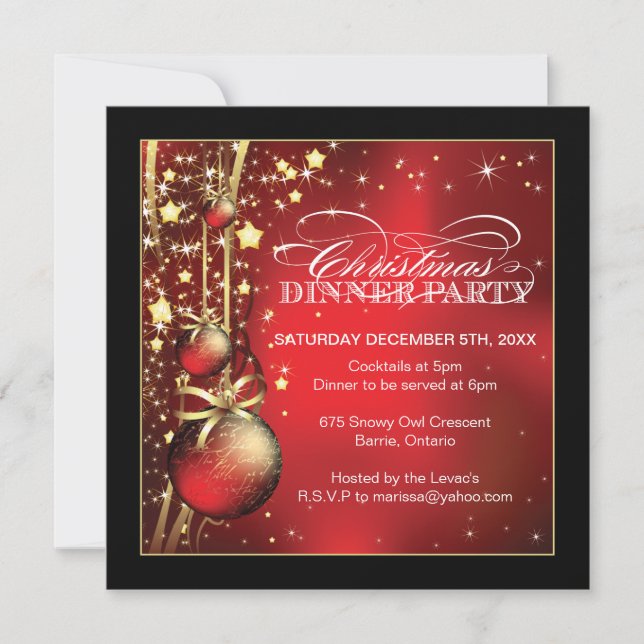 Christmas Party Invitation (Front)