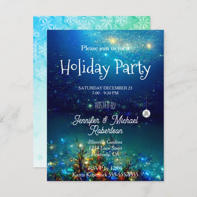 Christmas Party Invitation (Front/Back)