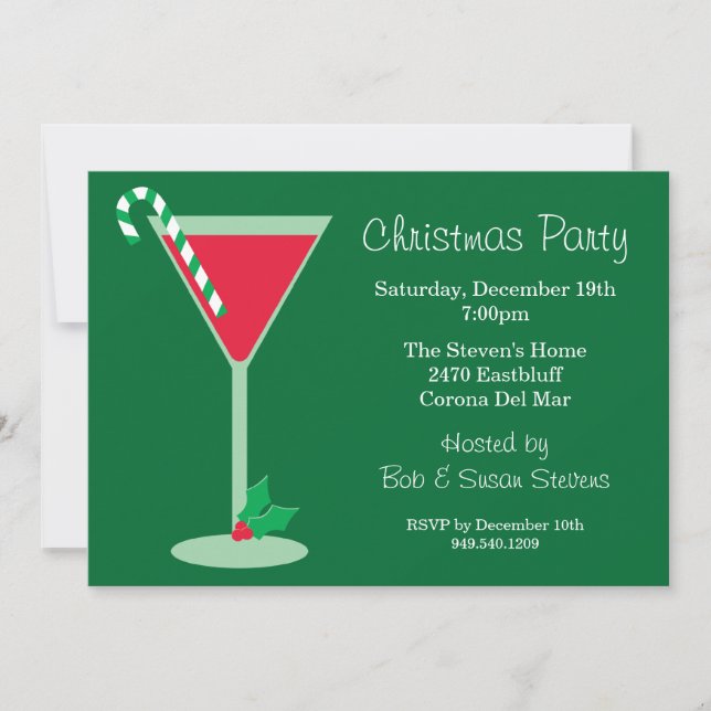 Christmas Party Invitation (Front)