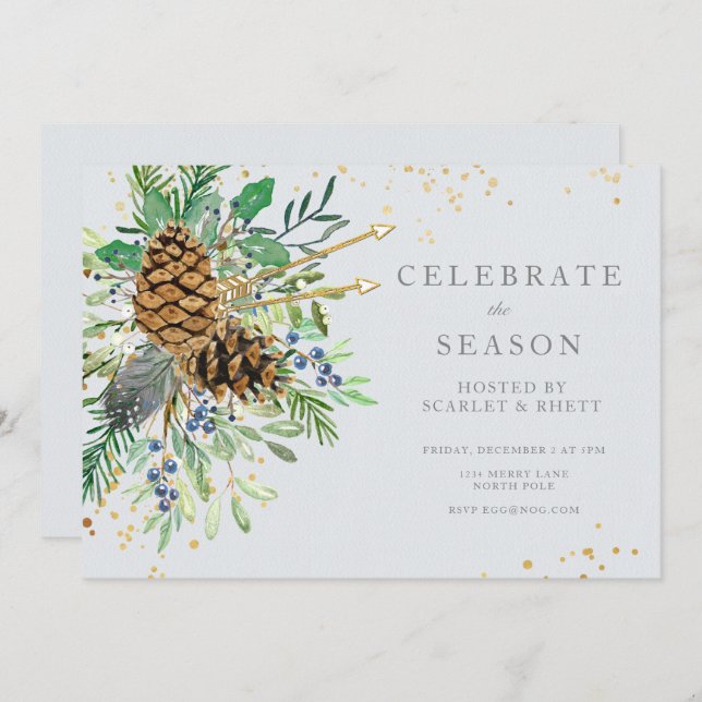 Christmas Party Invitation (Front/Back)