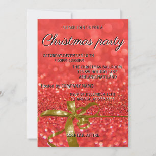 Christmas party invitation