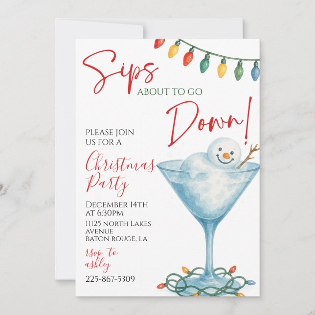 Christmas Party Invitation (Front)