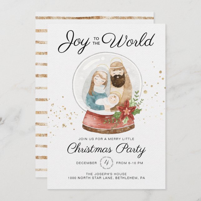 Christmas Party Invitation (Front/Back)