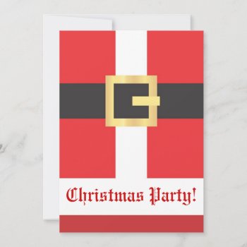 Christmas Party Invitation by christmas_tshirts at Zazzle