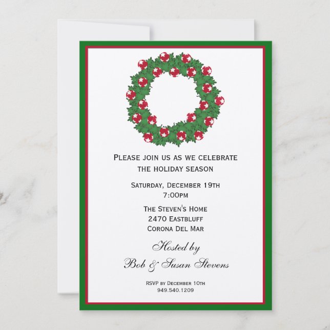 Christmas Party Invitation (Front)