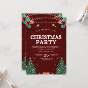 Christmas Party Invitation