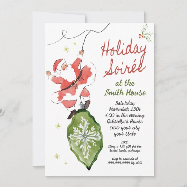 Christmas Party Invitation (Front)