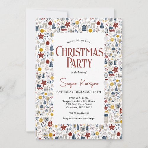 Christmas Party invitation 