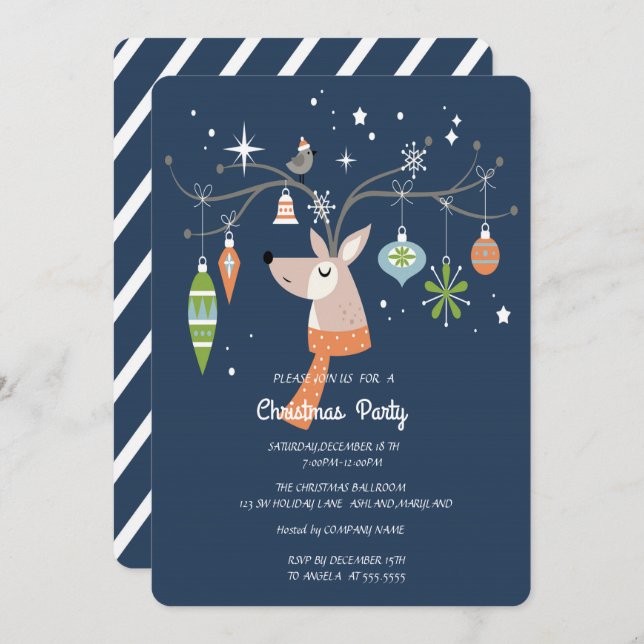 Christmas Party Invitation (Front/Back)