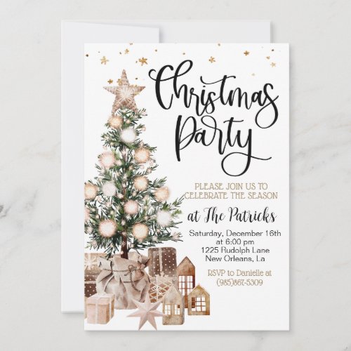 Christmas Party  Invitation
