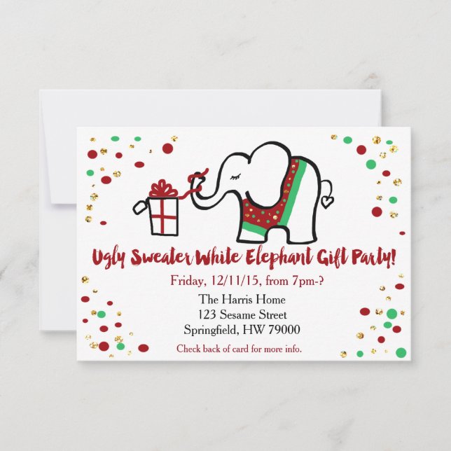 Christmas Party Invitation (Front)