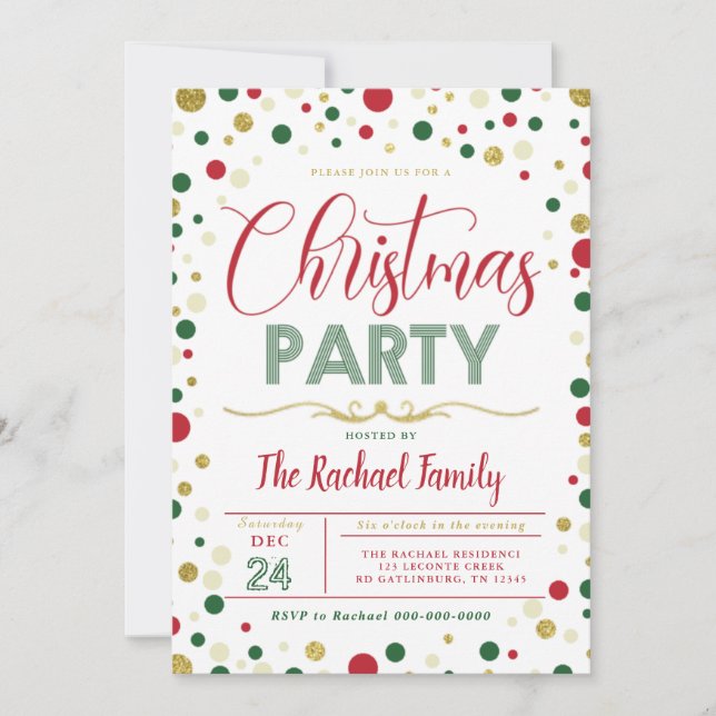 Christmas Party Invitation (Front)