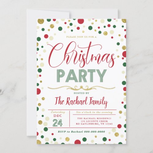 Christmas Party Invitation