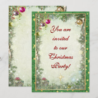 Christmas Party Invitation (all text customizable)
