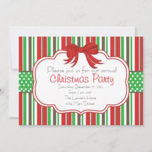 Christmas Party Invitation - Cookie Exchange - Orn