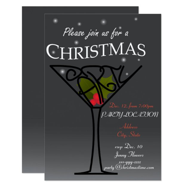 Christmas Party Invitation Design