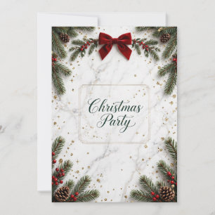Christmas Party Invitation Elegant