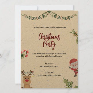 Christmas Party Invitation Letter