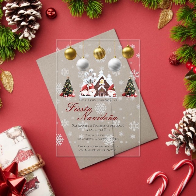 Christmas Party Invitation Posada Navideña (Insitu (Holiday))