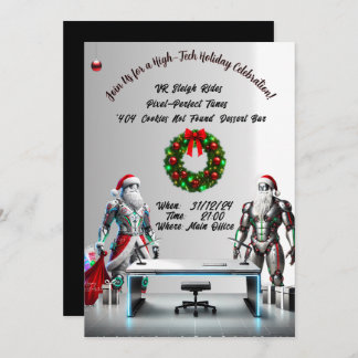 Christmas Party Invitation – Tech-Themed Design