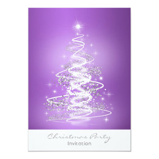 Purple Christmas Invitations 3