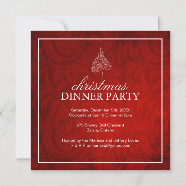 Christmas Party Invitations (Front)