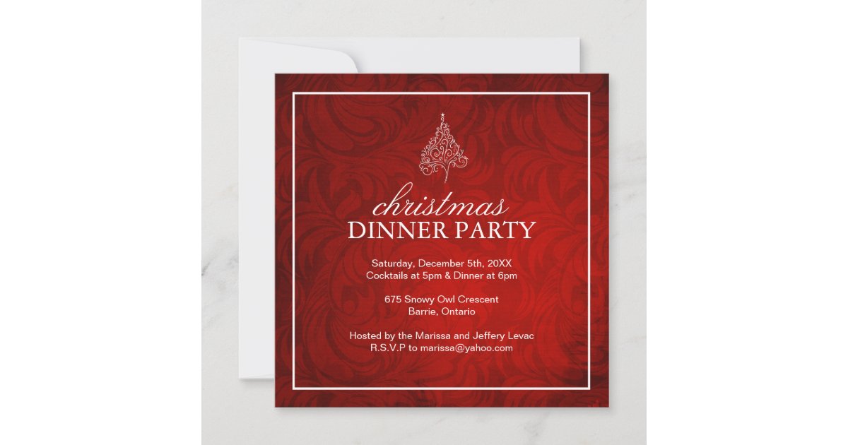 Christmas Party Invitations Zazzle