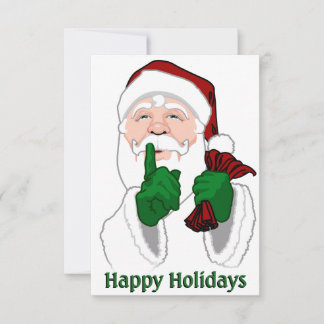 Christmas Party Invitations Custom Santa Cards