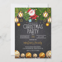 Christmas Party Invitations Holiday Party