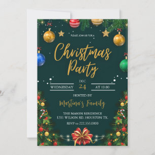 Christmas Party Invitations Holiday Party