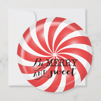 Christmas Party Invitations | Peppermint
