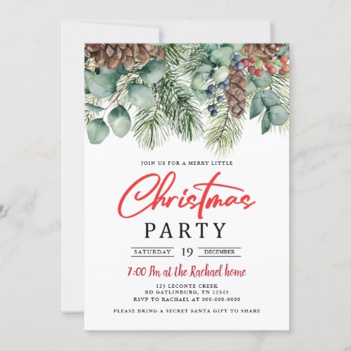 Christmas Party Invite