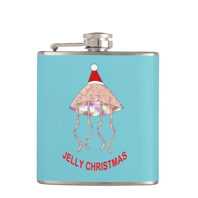 Christmas Party Jellyfish Flask (Front)