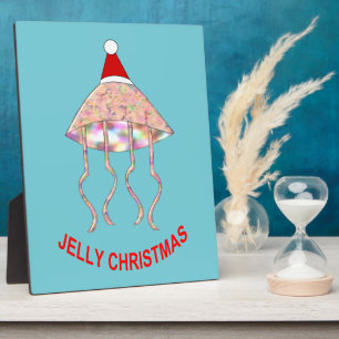 Christmas Party Jellyfish Plaque