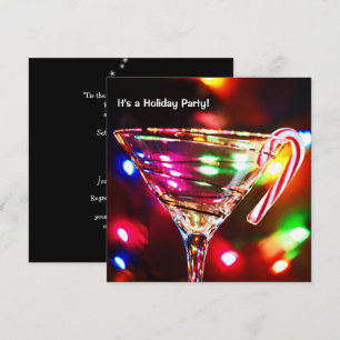 Christmas Party Lights Invitation