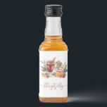 Christmas Party Liquor Label<br><div class="desc">Christmas Party Liquor Label. Stir up the holiday spirit with our 'Let's Get Jolly' cocktail-themed party drink label! This unique collection is an ideal way of inviting family and friends for a fun-filled festive gathering. These drink labels feature cute, hand-painted watercolor cocktail drinks, beautifully melding the vibrant colors of green,...</div>