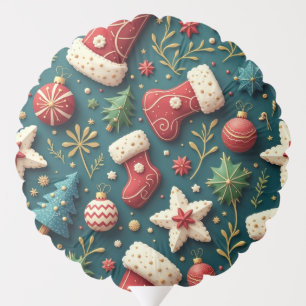 Christmas party medium air-filled balloon ver.2