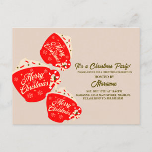 Christmas Party Merry Hot Chocolate Mug   Postcard