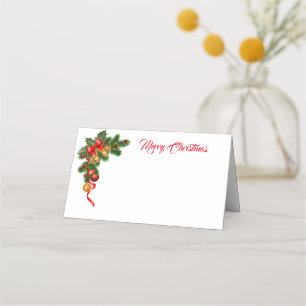 Christmas Party Name Place Card