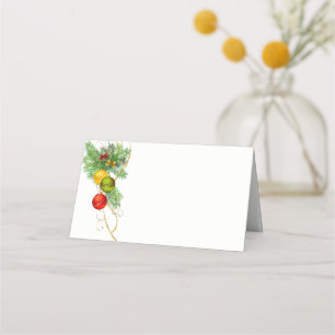 Christmas Party Name Place Card