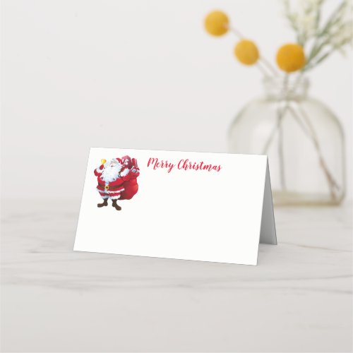 Christmas Party Name Place Card