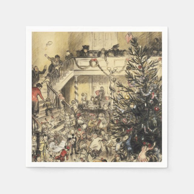 Christmas Party Napkins (Front)