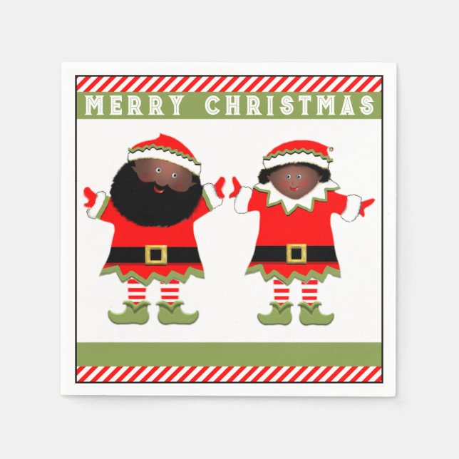 Christmas party napkins (Front)