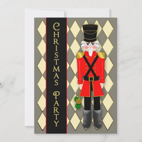 Christmas Party Nutcracker Invitation