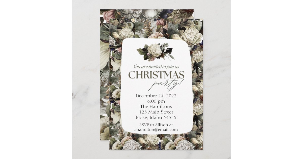 Christmas Party or Holiday Extravaganza Invitation  Zazzle