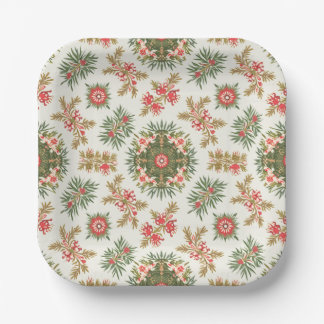 Christmas Party Paper Plate